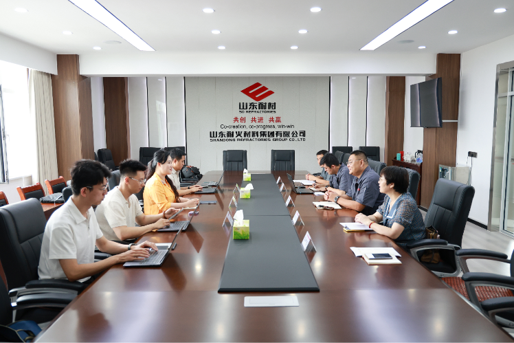 协会与山东耐材共商“退城入园”零碳路径